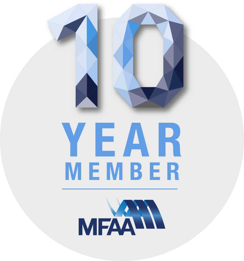 10+ Years MFAA Member